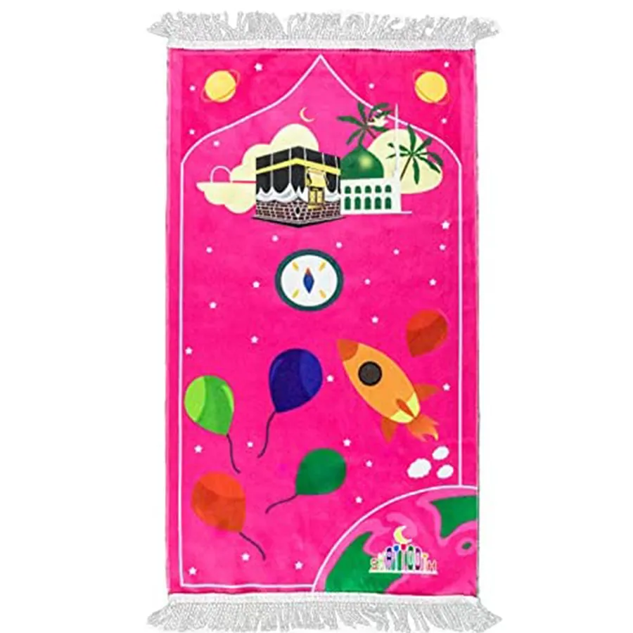 4072 Sajadah Muslim Anak Motif Kartun Lucu Sajadah Muslim Anak Sajadah Mewah