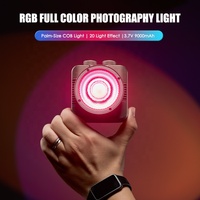 TOLIFO PL-40RGB, lumière vidéo LED COB RGB de 40W, format poche, batterie intégrée, lumière pour caméra portable, pour photographie en extérieur, vlogging