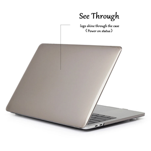 Coque de protection rigide pour <span class=keywords><strong>MacBook</strong></span> <span class=keywords><strong>Pro</strong></span> A1932, A1708, A1466, 13.3 ", transparent, en cristal transparent, coque mince - Product Image 4