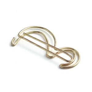 ที่คั่นหนังสือโลหะชุบทองแบบกลวง ดีไซน์ทันสมัย ขายดี ออกแบบได้ตามต้องการ - Product Image 4