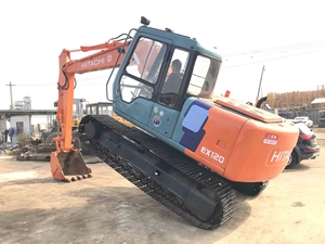 Excavatrices HITACHI ZX120 d'occasion en bon état, excavatrices sur chenilles à vendre, machines de construction ZX55 ZX70 ZX60, moteur inclus - Product Image 4