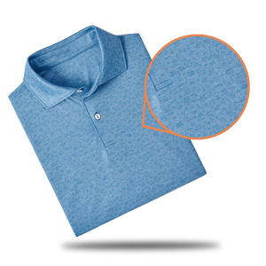 Polos de Golf Deportivos Personalizados de Manga Corta Antiarrugas de Alta Calidad OEM, 80% Poliéster, 20% Elastano, con Logotipo Bordado - Product Image 6