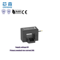 Capteur de courant à effet Hall en boucle ouverte AS1V H05 30A, personnalisation OEM, certifié CE pour l'électronique industrielle