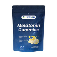 Gummies à la mélatonine SPL OEM, L-théanine, magnésium thréonate, vitamines naturelles, relaxation et soutien du sommeil, gummies à la mélatonine