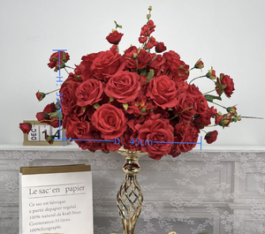 Centre de table indien pour enfants, cuisine, dernières nouveautés, mini-boule de fleurs artificielles lavande et <span class=keywords><strong>lilas</strong></span> pour décoration intérieure et mariage - Product Image 2