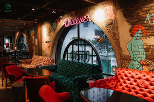Retro Industrielle Kommerzielle Bar-Möbelgarnitur Lounge-Sitzgruppe Cocktailbar & <span class=keywords><strong>VIP</strong></span>-Lounge-Bestuhlung für Nachtclub und Kneipe - Product Image 3