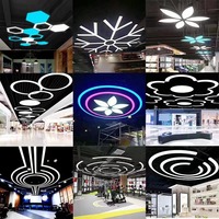 Lampes linéaires LED suspendues HanYin 30W pour bureau, restaurant, plafond rond, plafonnier LED nordique