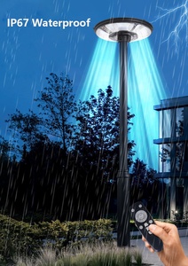 ไฟสวน LED พลังงานแสงอาทิตย์ทรงกลม UFO RGB IP65 ความสว่างสูง 500 วัตต์ วัสดุ ABS กันน้ำ ชาร์จไฟได้ พร้อมเซ็นเซอร์ตรวจจับความเคลื่อนไหว - Product Image 5