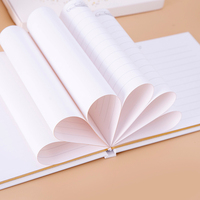 Carnet de Visite Personnalisé d'Usine, Journal de Composition Populaire par Sublimation, Couverture en Lin PP, Cahier à Spirale avec Logo Personnalisé, Coffret Cadeau