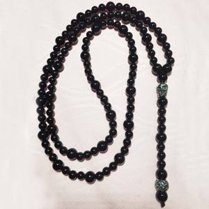 Venta caliente cuentas de piedra natural piedras de ojo de tigre collar hecho a mano nudos hombres collares con cuentas joyería - Product Image 3