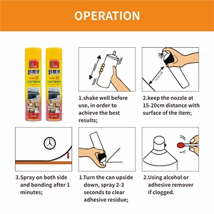 Adhesivo en aerosol <span class=keywords><strong>para</strong></span> esponja Aerosol Adhesivo Fabricación de <span class=keywords><strong>muebles</strong></span> Adhesivo <span class=keywords><strong>para</strong></span> <span class=keywords><strong>espuma</strong></span> y tapicería - Product Image 5