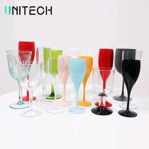 Verre coupé géant en gros d'usine pour flûtes à <span class=keywords><strong>Champagne</strong></span> et tasse <span class=keywords><strong>de</strong></span> jus en plastique verre à vin acrylique tasses en plastique pour servir des boissons - Product Image 5