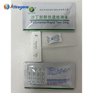 Tarjeta de prueba rápida de flujo lateral AfireGene Salbutamol LSY-20039, hoja sin cortar disponible, 50 pruebas por kit, residuos de hormonas. - Product Image 6
