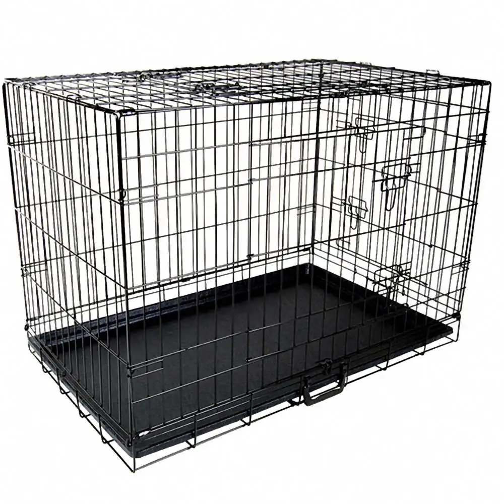drop down dog cages stainless cage for dogs metal big kennels dog cage