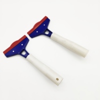 Couteau à mastic robuste en acier inoxydable, durable, pour usage domestique, avec lame remplaçable, bord biseauté standard