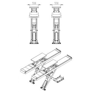 Gunting angkat mobil, gunting alat tulis jenis lift hidrolik portabel - Product Image 5