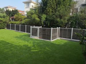 Barrière de jardin en bois et plastique pour bébé, étanche, moderne, extérieur/extérieur, 1.8m - Product Image 6