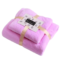 Serviette de Bain Microfibre Luxe Premium 300 g/m² Couleur Unie Technique de Tissage Usage Domestique Meilleure Vente avec Logo Personnalisé