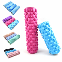 Rouleau de massage musculaire haute densité pour la relaxation, en mousse camouflage, avec logo personnalisé, rouleau creux en mousse EVA pour le yoga et le dos