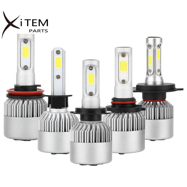 S2 LED Headlight 36W 8000LM Led Car Headlight Bulbs H11 H13 COB LED H4 Conversion Kit 6000k