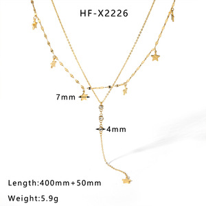 Mano mariposa Shell corazón perla no deslustre Pvd impermeable 316L Acero inoxidable joyería de moda collares para mujer 2024 - Product Image 6
