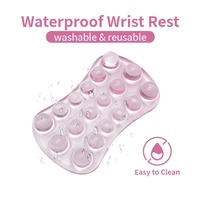 Tapis de souris en silicone gel transparent souple antidérapant avec repose-poignet pour le jeu et le bureau – Stock disponible