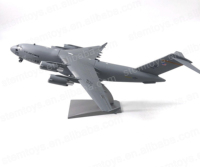 Modèle d'avion de transport américain C-17 à l'échelle 1:200, modèle en alliage moulé sous pression, simulation de chasseur, technique de moulage en métal, jouets, véhicule