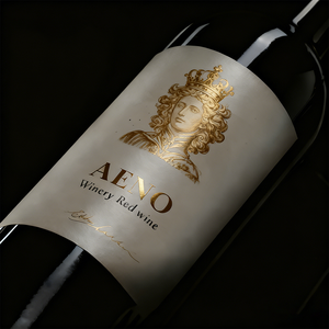 In ấn nhãn chai rượu vang đỏ, rượu whisky, vodka, bia tùy chỉnh, nhãn trước và sau, logo, giấy có vân mờ, nhãn dán ép kim vàng - Product Image 5