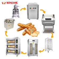 Prix d'usine, ensemble complet de machine à pain, four de boulangerie professionnel, solution tout-en-un, équipement de boulangerie