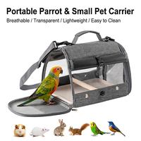 Sac de transport portable pour oiseaux, cage de voyage respirante pour perroquet, sacoche de transport pour animaux de compagnie pour perruche moine, calico, conure solaire