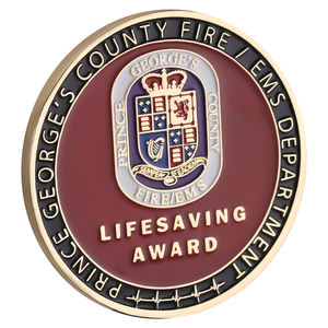 Monedas conmemorativas Retro con logotipo en relieve de plata antigua, logotipo personalizado, moneda tallada en 3D, regalos para eventos - Product Image 2