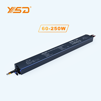 Driver LED Dali Push 150w Dali-2 à gradation 24v 6.25a 100w à tension constante étanche Driver LED Dali Push DT8 DT6