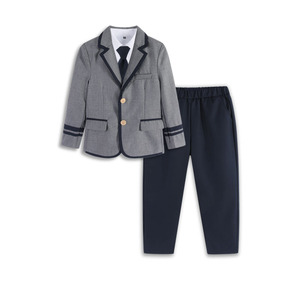 カスタム子供用学校制服 幼稚園スーツ 小学校 中学校 高校生 男女兼用 三点セット - Product Image 1