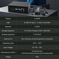 Caja de IA Industrial PLink NVIDIA Jetson Orin Nano de Alta Calidad, 8GB, 117 TOPS, con SSD de 256GB para Monitoreo de Energía Renovable