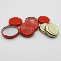 Tapas Metálicas de Rosca Anti-Derrames de Hojalata de 38mm 48mm 63mm 82mm Personalizadas para Frascos de Vidrio