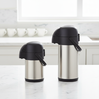 Carafe isotherme sous vide en acier inoxydable double paroi 1,9 litre, 4 tailles, anti-fuite, portable, isolation longue durée