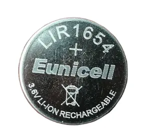 नई eunicell CP1654 lir1654 3.6 v ली-पर रिचार्जेबल बटन सेल बैटरी