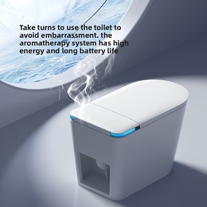 Offre Spéciale : Toilette Intelligente avec Siège Chauffant, Bidet, Lavage et Drainage, Chasse <span class=keywords><strong>d</strong></span>'<span class=keywords><strong>eau</strong></span> Puissante à Siphon, Design Moderne, Télécommande Intelligente - Product Image 4