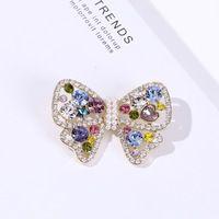 Broches Nœud Papillon Chat en Strass Tendance – Design Mignon, Polyvalent et Haut de Gamme – Épingles de Revers pour Femme, Accessoires de Décoration pour Chaussures