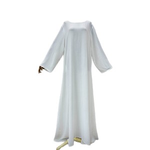 Nouvelle Arrivée - Robe Musulmane Basique à Manches Longues et Col Intégré, <span class=keywords><strong>Djellaba</strong></span> - Abaya Automne/Hiver Printemps pour Culte et Mariages 2026 - Product Image 5