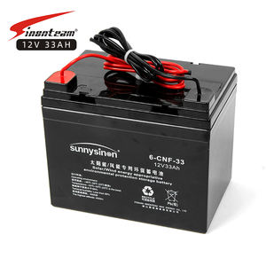 12V17AH 와이어 리드 12 볼트 AgM 태양풍 에너지 저장 배터리 충전식 12 V 17ah UPS 리튬 이온 배터리 팩 - Product Image 5