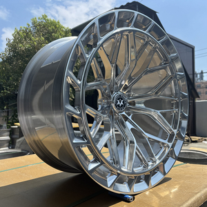 Viaol 五辐条 <span class=keywords><strong>50</strong></span> 光面透明锻造合金轮毂 8-12 英寸 5*120 5*112 5*114 4 件全新 RS5 RS6 - Product Image 2