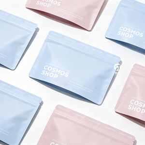 Bolsas de embalaje para ropa con cierre de cremallera y base de papel kraft |   Bolsas Reutilizables con Cierre Deslizante de 3 Lados para Ropa - Product Image 5