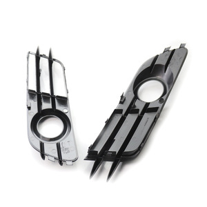 Audi Fog Light Bezels Front Bumper Lower Grille <b>ABS</b> Clip On Ventilation Mesh 4G0807682G 4G0807681A - Product Image 2