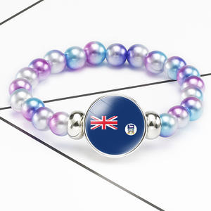 निर्माता दक्षिण अमेरिका देश मनका कंगन लैटिन अमेरिका राष्ट्रीय देश ध्वज डिजाइन महिलाओं के लिए मनके कंगन - Product Image 5