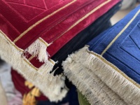 Anti-Rutsch-Rückenstütze Raschel-Gebetsteppich Islam Gebetsmatte für Muslim