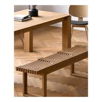 Table de salle à manger moderne et classique en bois massif avec sièges Nouvelle table de cuisine rectangulaire de style traditionnel pour la salle à manger