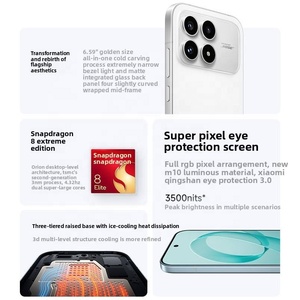 Teléfono Inteligente Original Xiaomi Redmi K90 5G, Pantalla AMOLED 2K a 120Hz, Chip Snapdragon de Última Generación, Carga Rápida de 100W, NFC, Móvil para Juegos - Product Image 6