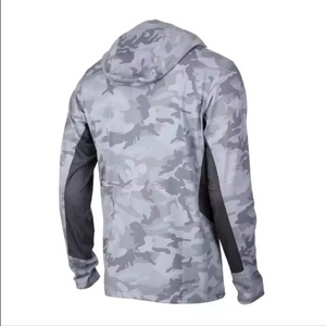 Sublimation Printing Quick Dry Polyester Performance Color Fishing Hoodie UPF 50 Hooded Fishing Shirt - Product Image 4