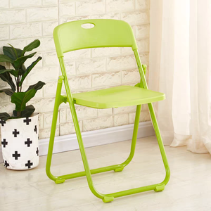 Meilleur prix Chaises pliantes modernes en plastique blanc Intérieur Extérieur Portable Empilable pour Chambre École Parc <span class=keywords><strong>Cuisine</strong></span> - Product Image 3